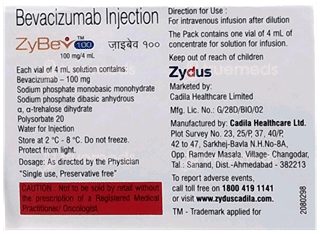 Zybev 100 Injection 4Ml
