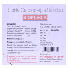 Bioplegia Injection 20 Ml