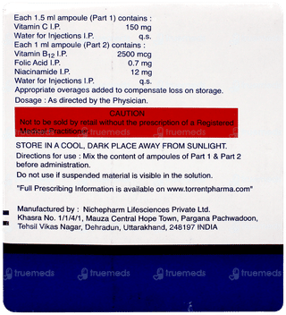 I Vit 12 Combination Pack Injection 2.5Ml