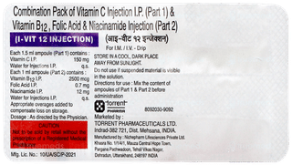 I VIT 12 INJECTION 1 | Order I Vit 12 Injection Online at Truemeds
