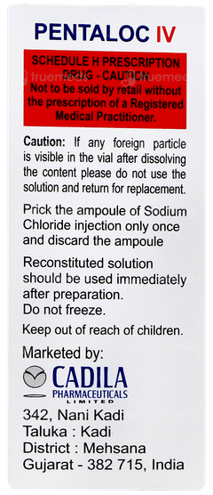 Pentaloc Iv Injection 1