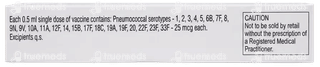 Pneumovax 23 Vaccine 0.5Ml