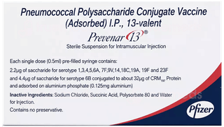 Prevenar 13 Vaccine 0.5Ml