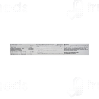 Pentaxim Vaccine 0.5ml