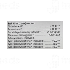 Pentaxim Vaccine 0.5ml