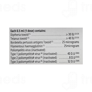 Pentaxim Vaccine 0.5ml