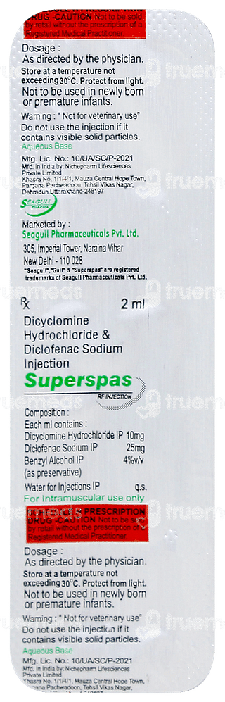 Superspas Rf Injection 2ml