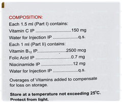 Vitcofol C Combipack Injection 2.5ml