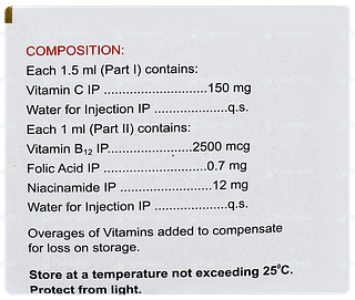 Vitcofol C Combipack Injection 2.5ml