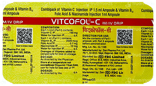 Vitcofol C Combipack Injection 2.5ml