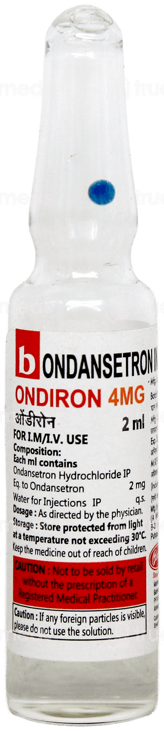 Ondiron 4 MG Injection 2 ML