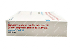 Insuman Comb 25 100iu Cartridges 3ml Pack Of 5 Injections Insuman Comb 25 100iu Cartridges 3ml Pack Of 5 Injections