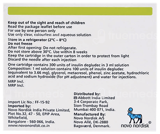 Tresiba Penfill 100Iu 3Ml Pack Of 5 Injections