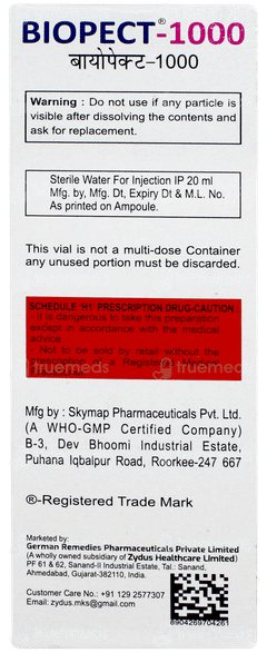 Biopect 1000 Injection 1 Biopect 1000 Injection 1