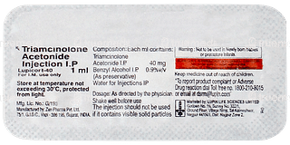 Lupicort 40 Injection 1ml