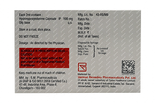 Biosterone Depot 500mg Injection 2 ML