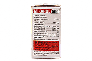 Mikarol 500 MG Injection 2 ML