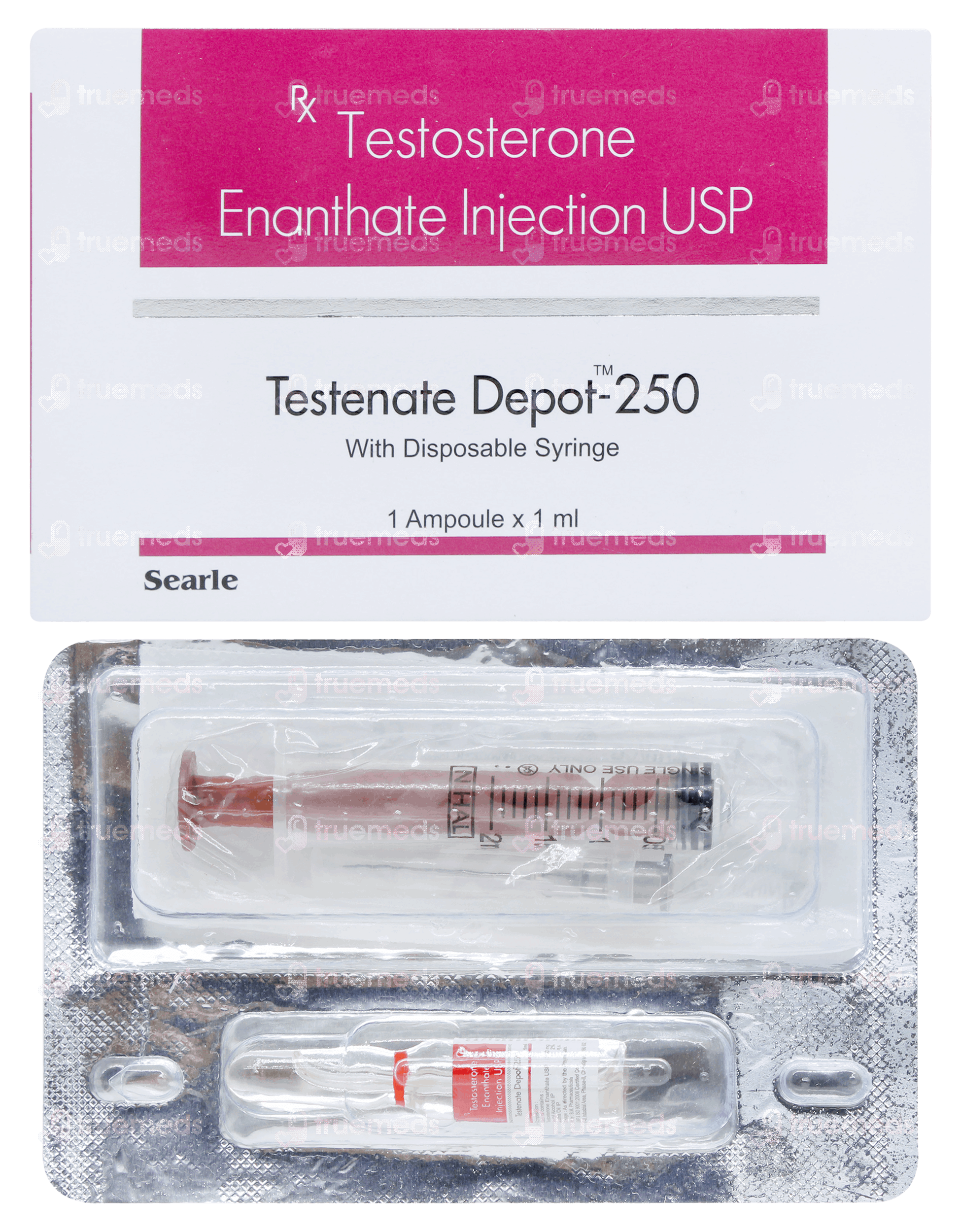 Testenate Depot 250 MG Injection 1 ML | Order Testenate Depot 250 MG  Injection 1 ML Online at Truemeds