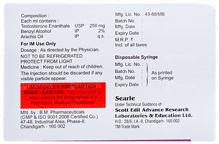 Testenate Depot 250 Injection 1ml