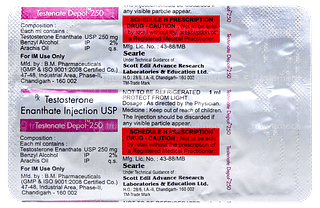 Testenate Depot 250 Injection 1ml