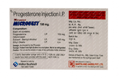 Microgest 100mg Injection 1ml Microgest 100mg Injection 1ml