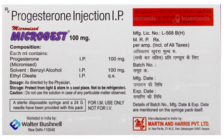 Microgest 100Mg Injection 1Ml