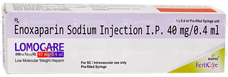 Lomocare 40mg Injection 0.4ml