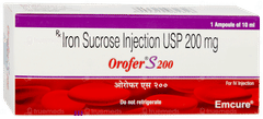 Orofer S 200 Injection 10ml