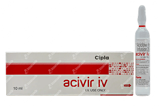 Acivir Iv 25 MG Injection 10 ML