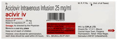 Acivir Iv Infusion 10Ml