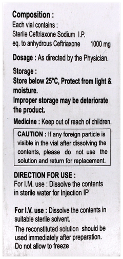 A Cef 1 GM Injection 1
