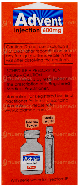 Advent 600Mg Injection 1