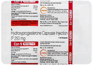 Cor 9 250mg Injection 1ml