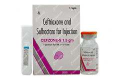 Cefzone S 1.5gm Injection 1