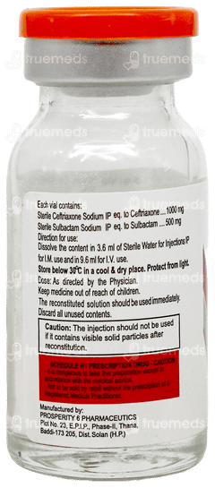 Cefzone S 1.5Gm Injection 1