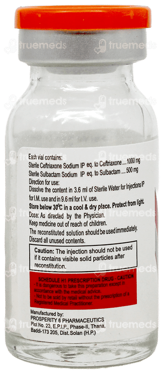 Cefzone S 1.5Gm Injection 1