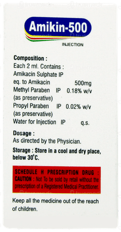 Amikin 500 Injection 2ml Amikin 500 Injection 2ml
