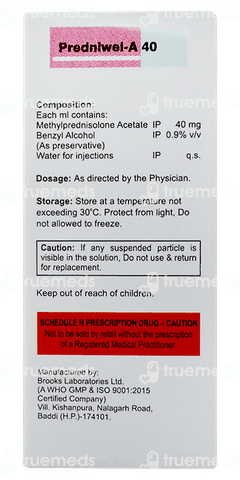 Predniwel A 40 Injection 1ml Predniwel A 40 Injection 1ml