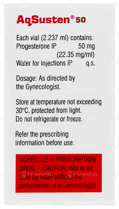 Aqsusten 50 Injection 2.237ml Aqsusten 50 Injection 2.237ml