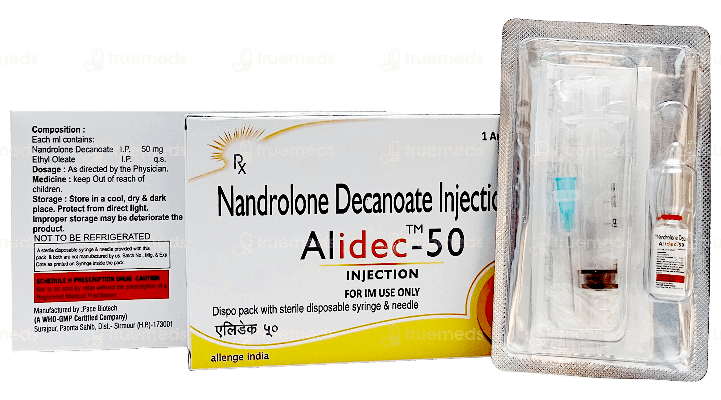 Alidec 50 Mg Injection 1 Ml