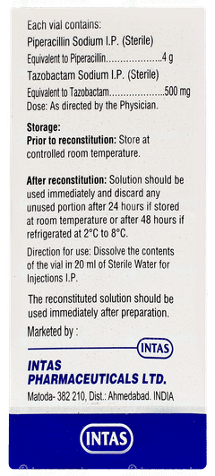 Pipzar 4.5 Injection 1 Pipzar 4.5 Injection 1