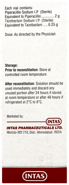 Pipzar 2.25 Injection 1 Pipzar 2.25 Injection 1