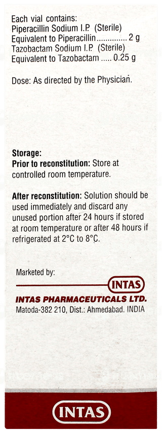 Pipzar 2.25 Injection 1