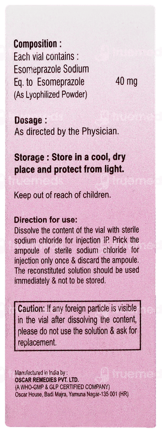 Esovag 40mg Injection 1