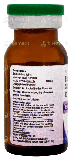 Esovag 40mg Injection 1 Esovag 40mg Injection 1