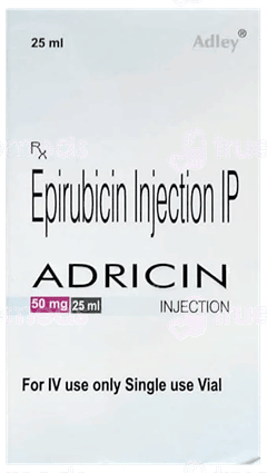 Adricin 50 Mg Injection 25 Ml Adricin 50 Mg Injection 25 Ml