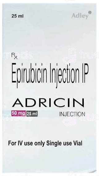 Adricin 50 Mg Injection 25 Ml