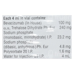 Bevicra 100Mg Injection 4Ml