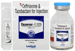 Tazorax 1.125 Injection 1 Tazorax 1.125 Injection 1