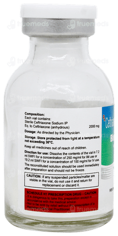 Biocef 2g Injection 1 Biocef 2g Injection 1